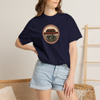 Vintage Camera & Pagoda T-Shirt — Retro Travel Photography Tee