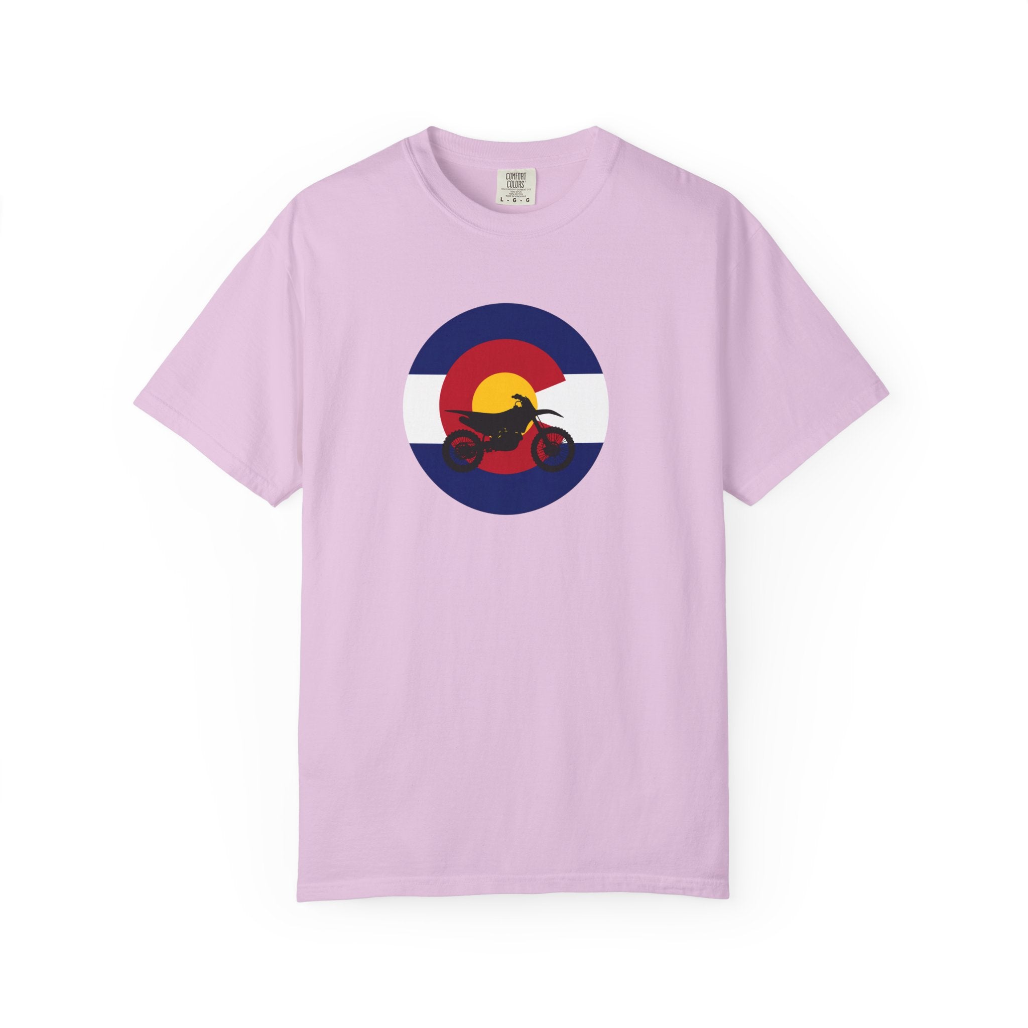 Copy of Motorcycle Sunset T-Shirt — Retro Colorado Circle Rider Tee