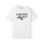 Flight Risk Motorcycle T-Shirt — Stunt Rider Graphic Tee