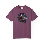 Santa on Motorcycle T-Shirt — Christmas Biker Holiday Tee