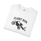 Flight Risk Motorcycle T-Shirt — Stunt Rider Graphic Tee