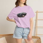 Classic Sports Car Tee — Vintage Jaguar with Guitar Graphic