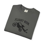 Flight Risk Motorcycle T-Shirt — Stunt Rider Graphic Tee