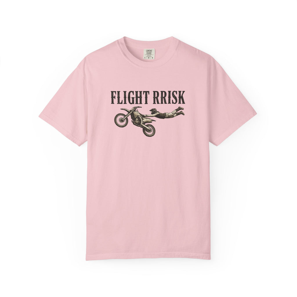 Flight Risk Motorcycle T-Shirt — Stunt Rider Graphic Tee