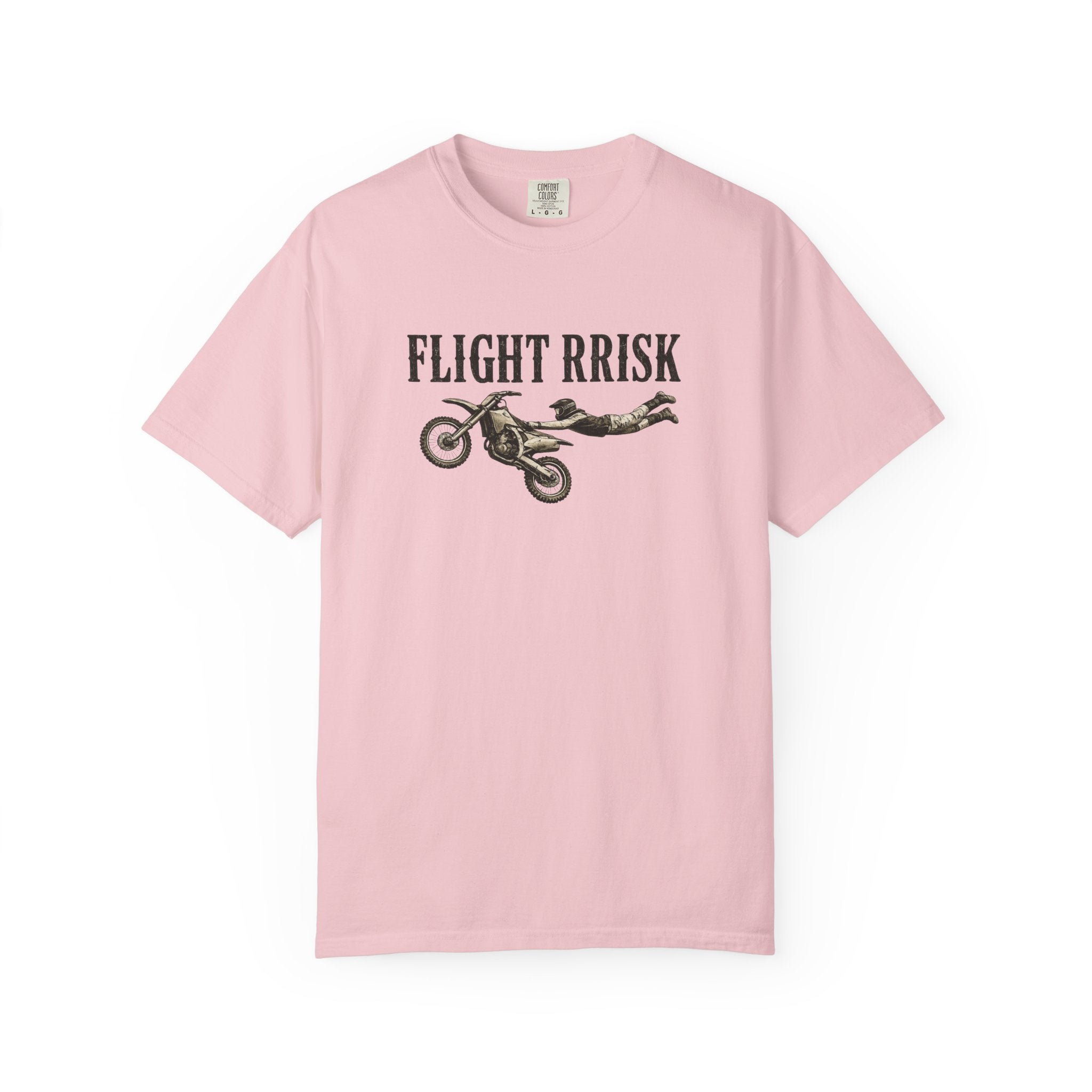 Flight Risk Motorcycle T-Shirt — Stunt Rider Graphic Tee