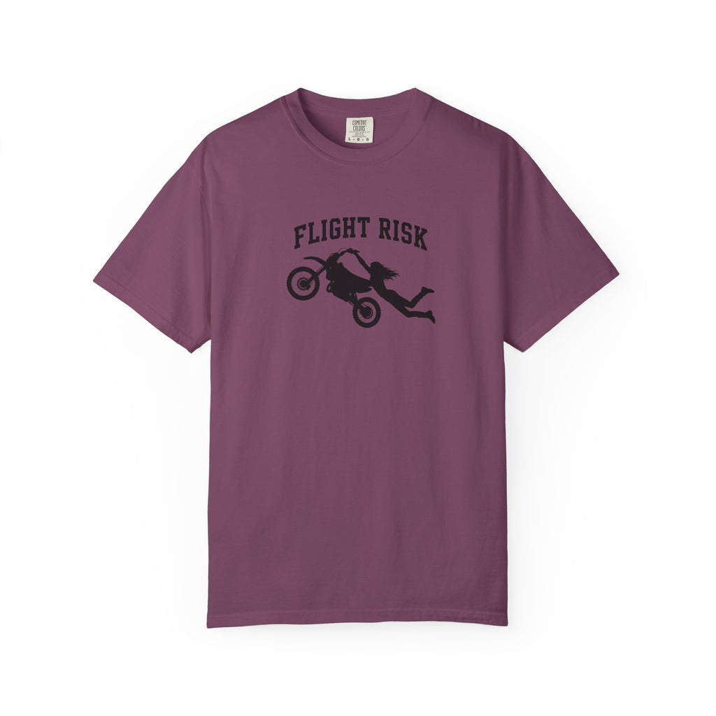 Flight Risk Motorcycle T-Shirt — Stunt Rider Graphic Tee