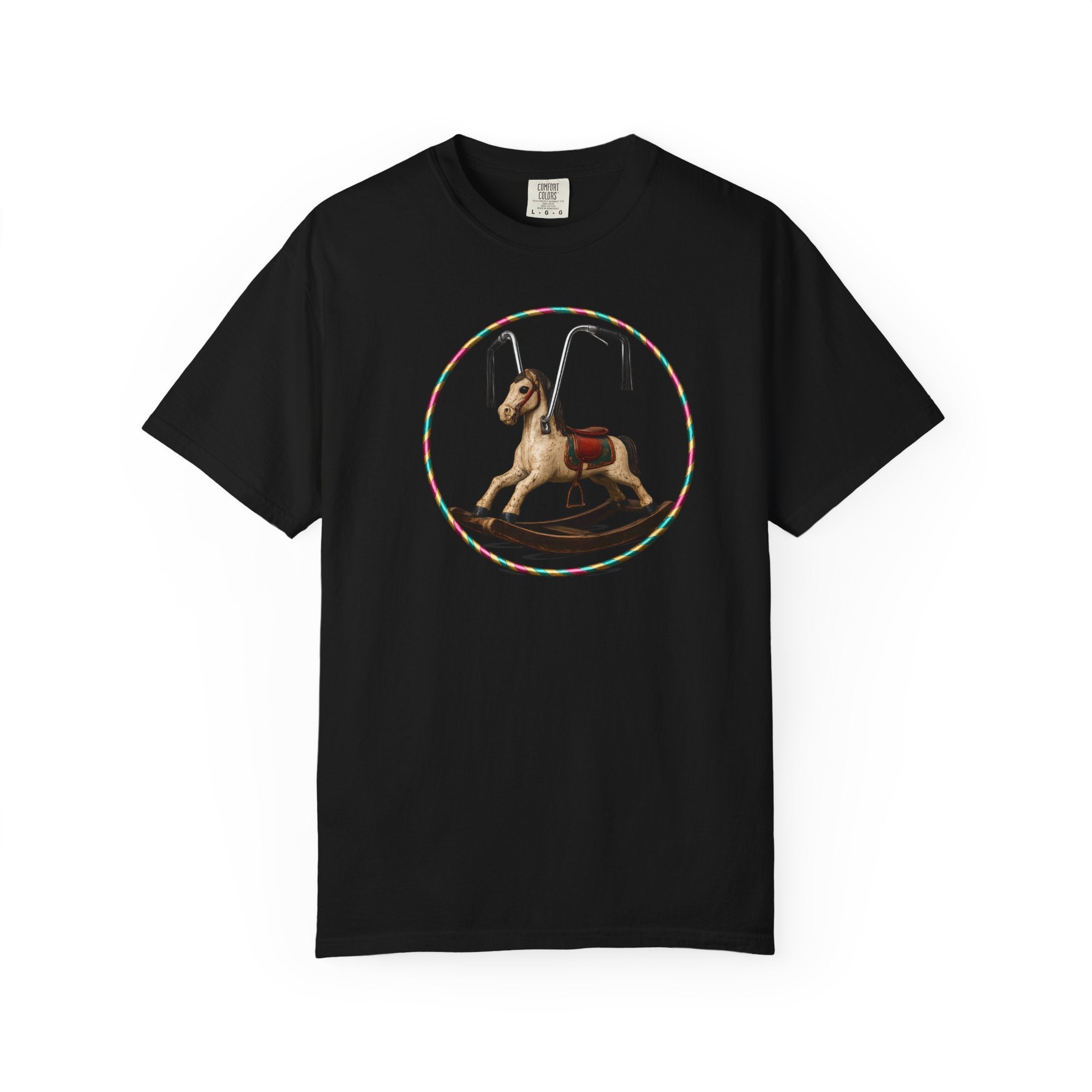 Copy of Rocking Horse T-Shirt — Vintage Carousel Toy Graphic Tee