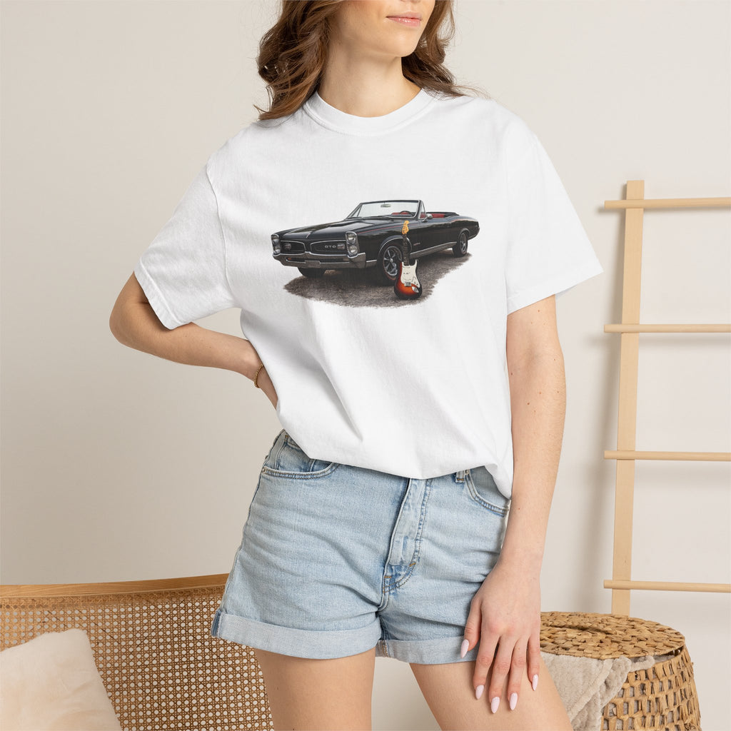 Classic Convertible Car T-Shirt — Retro Muscle Car Graphic Tee