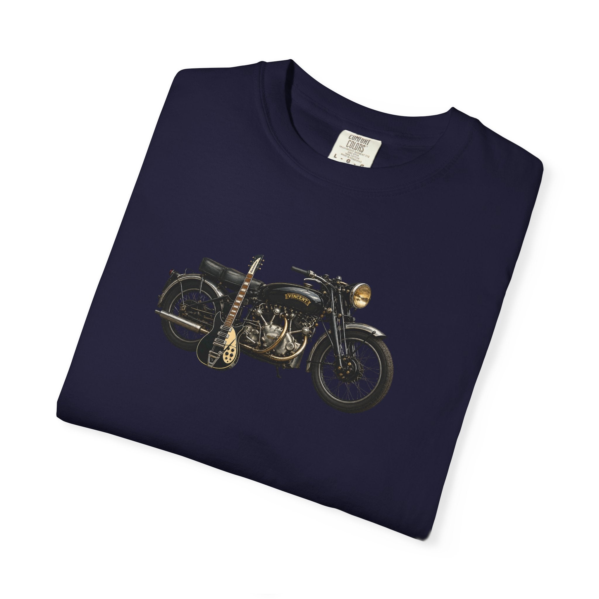 Vintage Motorcycle T-Shirt — Retro Classic Bike Graphic Tee
