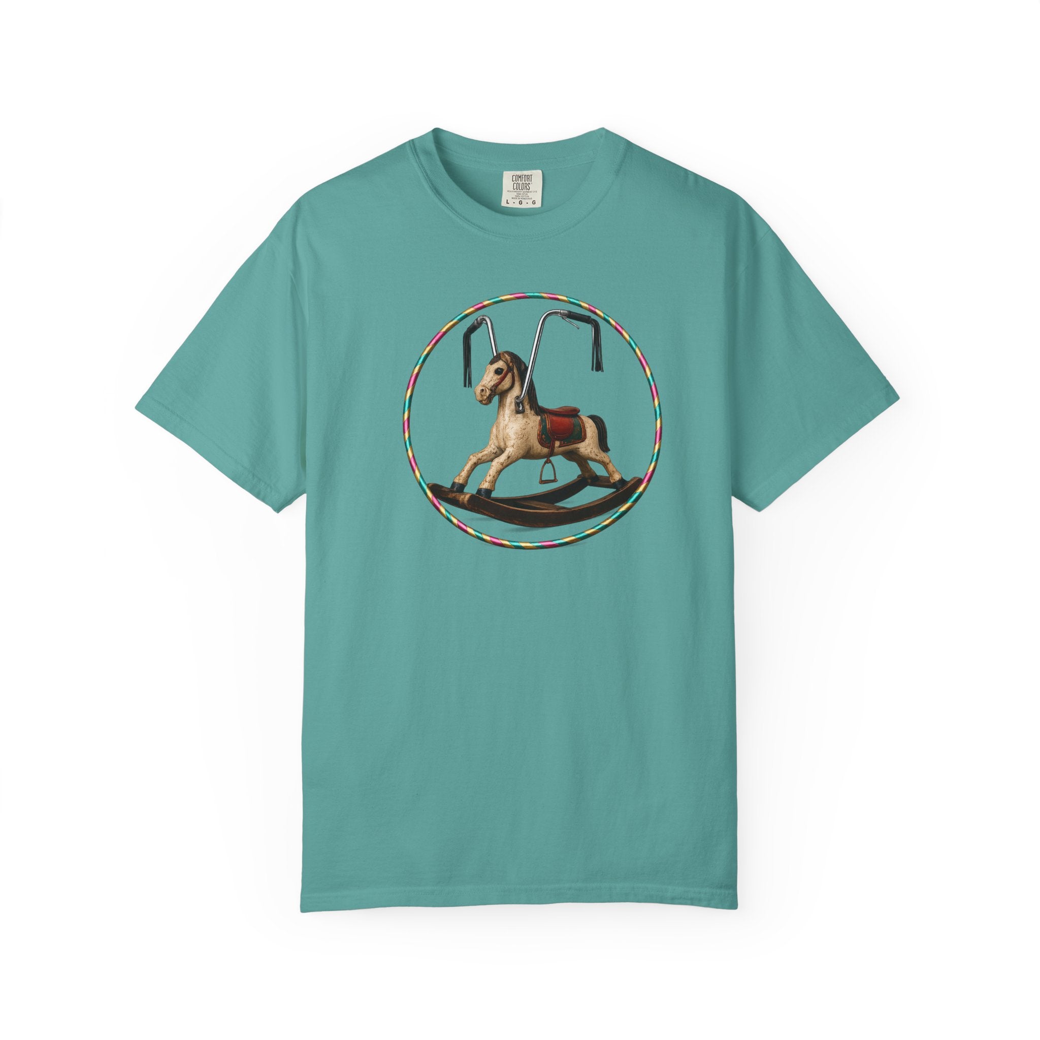 Copy of Rocking Horse T-Shirt — Vintage Carousel Toy Graphic Tee