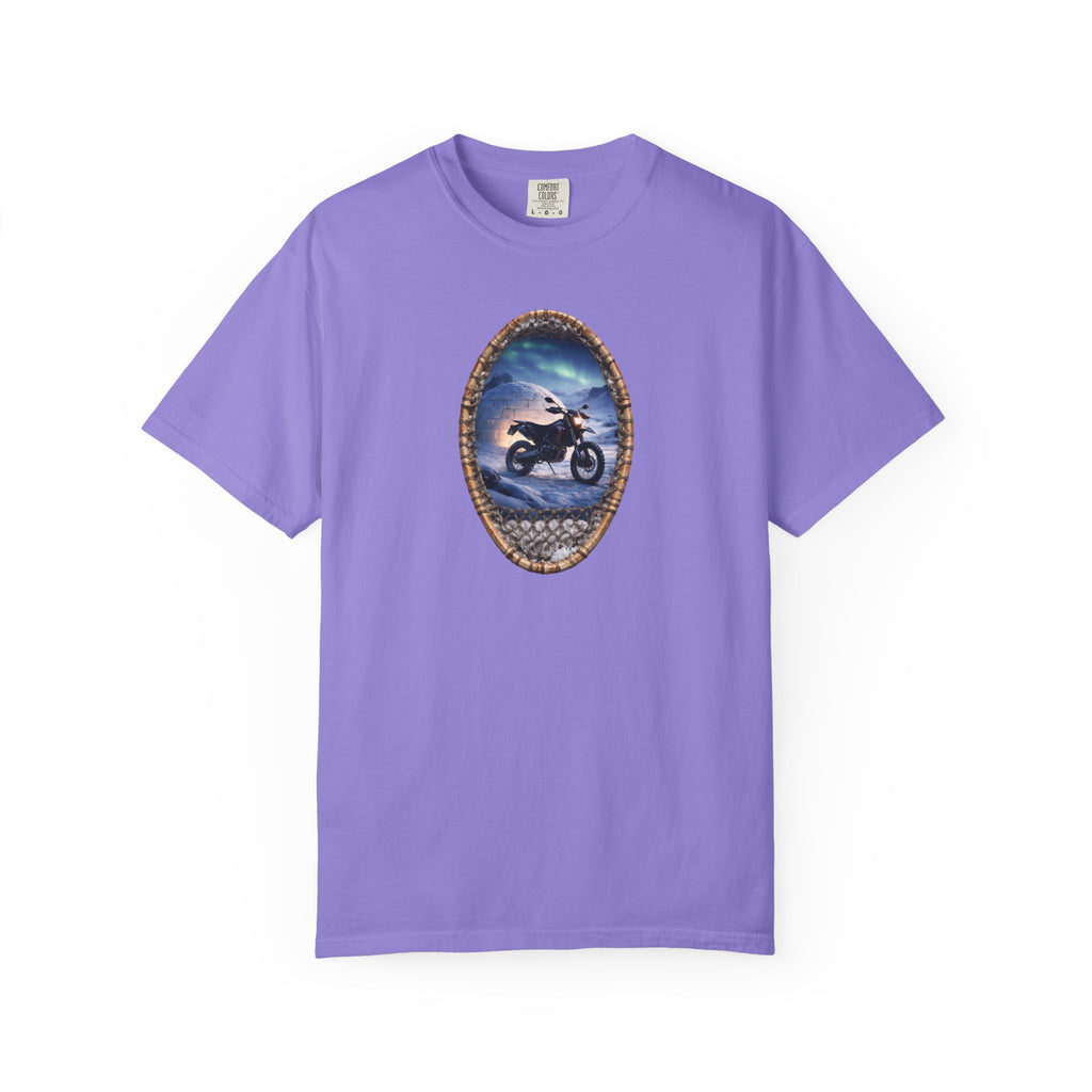 Copy of Motorcycle Night Ride T-Shirt — Framed Rider Graphic Tee