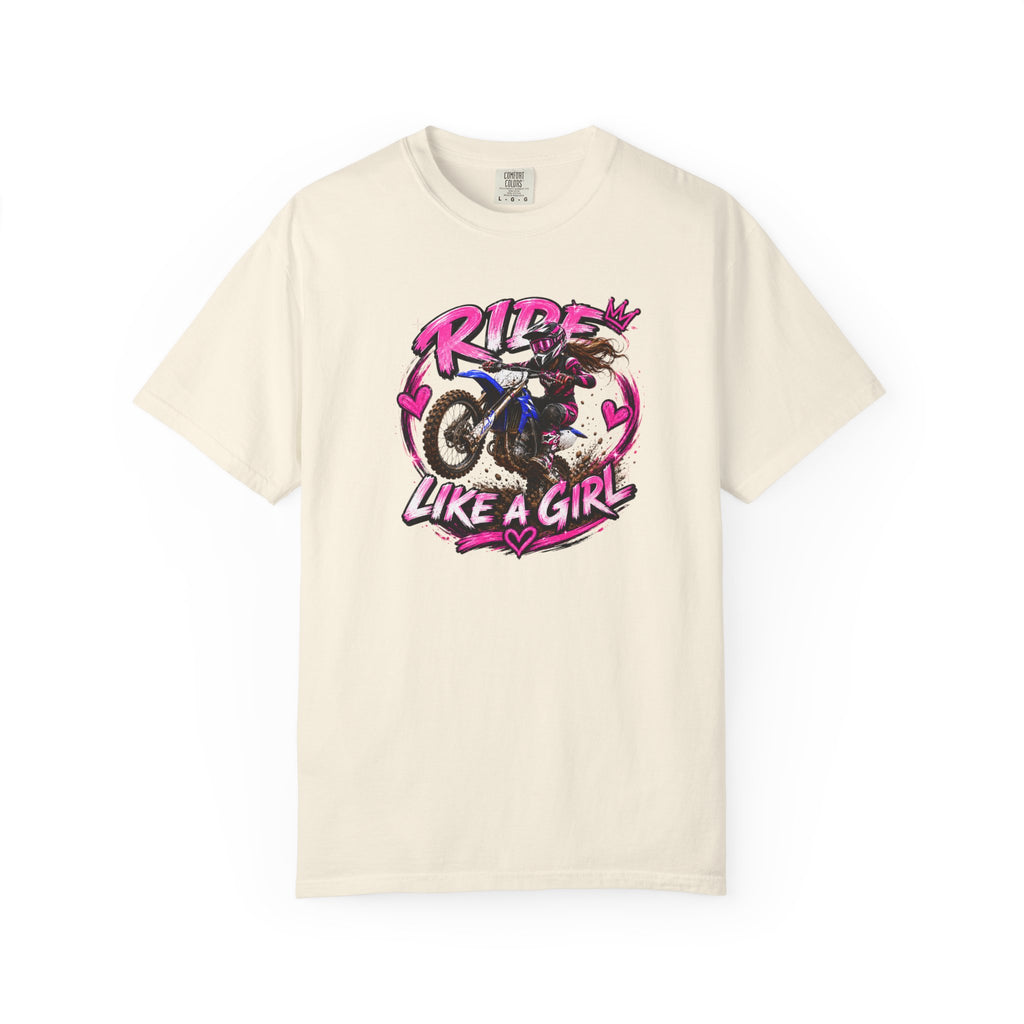 Ride Like a Girl T-Shirt — Women's Motocross Dirt Bike Graphic Tee