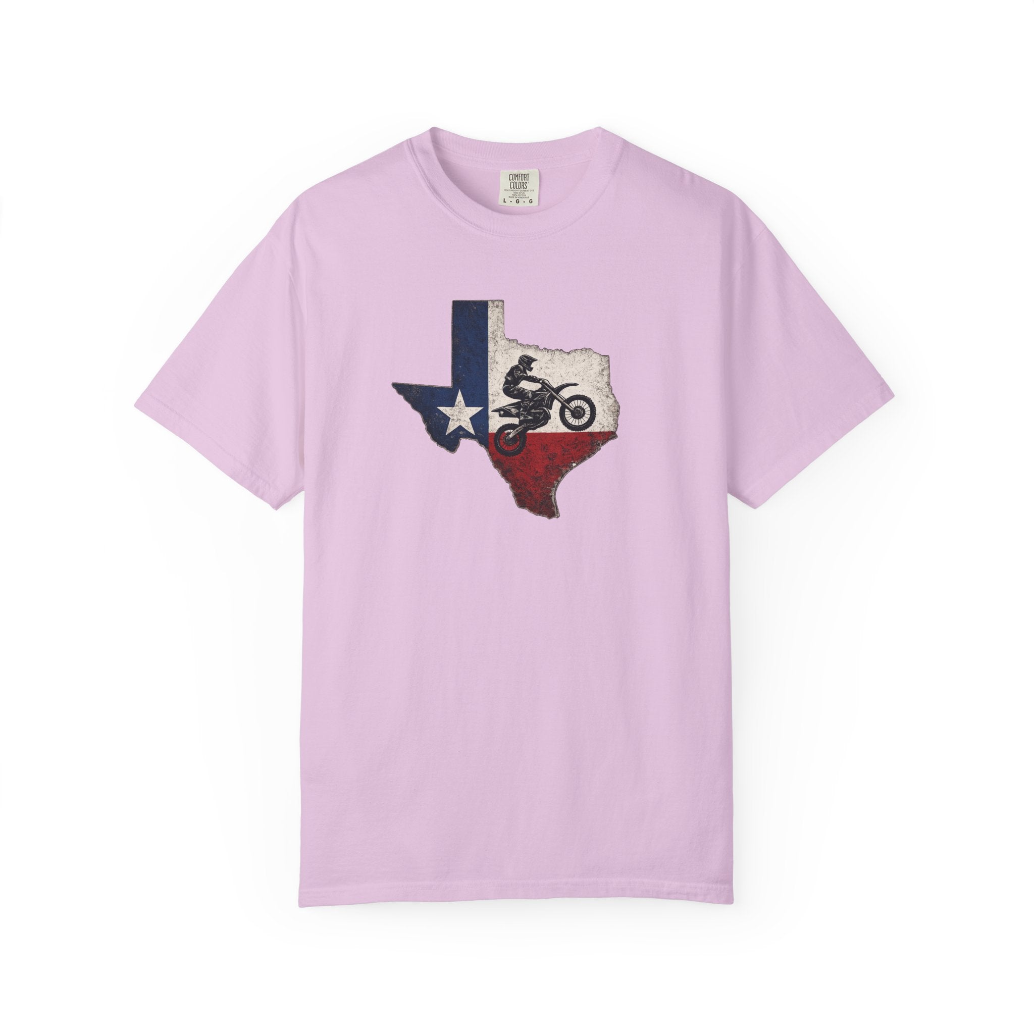 Copy of Texas Off-Road Motorcycle T-Shirt — Lone Star Dirt Bike Graphic