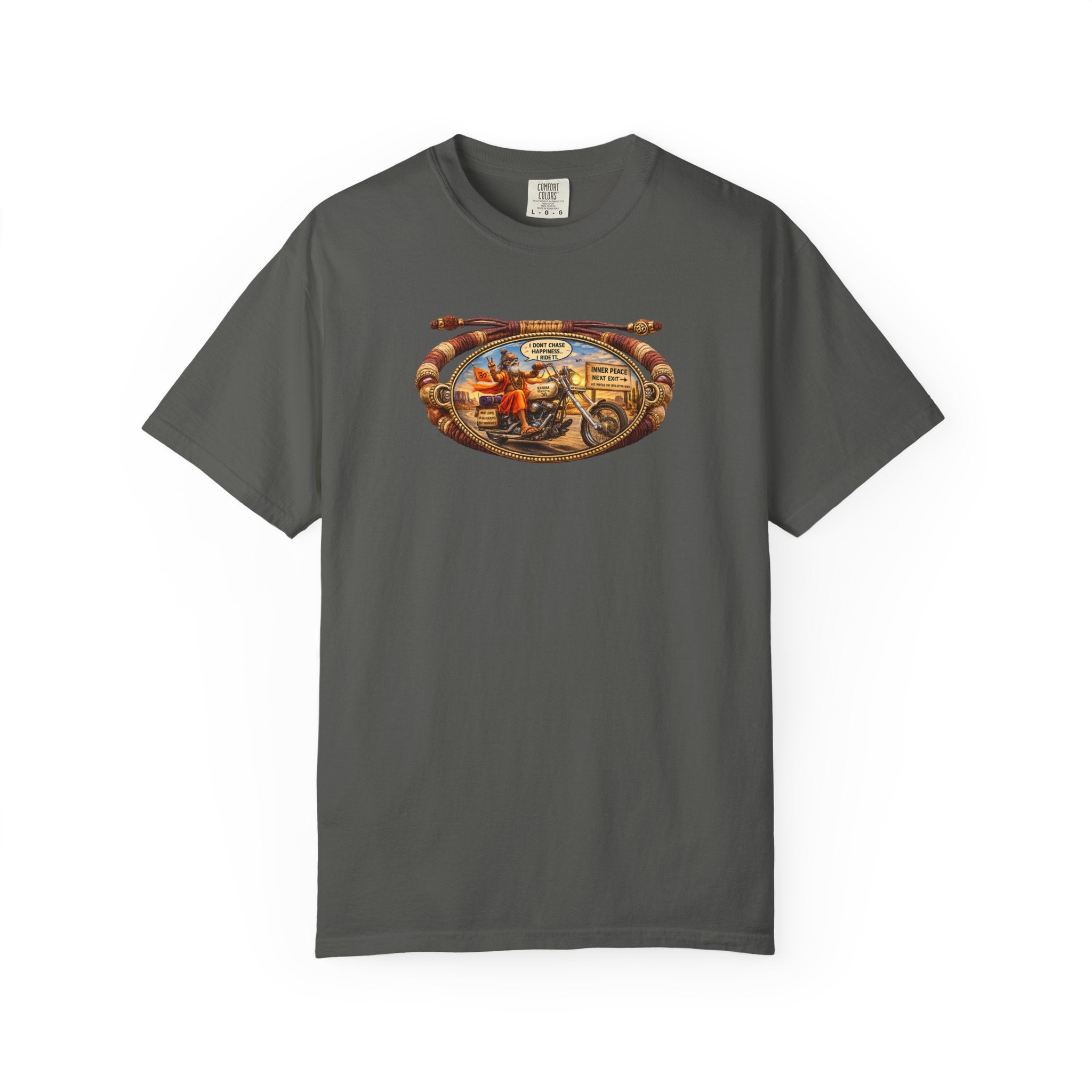 Vintage British Motorcycle T-Shirt — Union Jack Cafe Racer Graphic