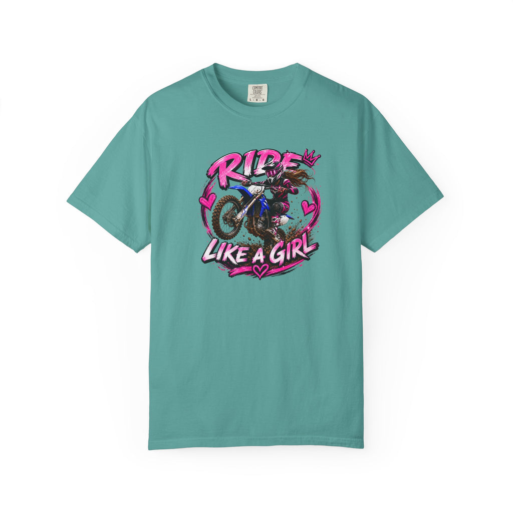 Ride Like a Girl T-Shirt — Women's Motocross Dirt Bike Graphic Tee