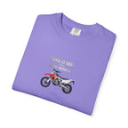 Motorcycle T-Shirt — 'Take It Out, Play With It' Vintage Dirt Bike Tee