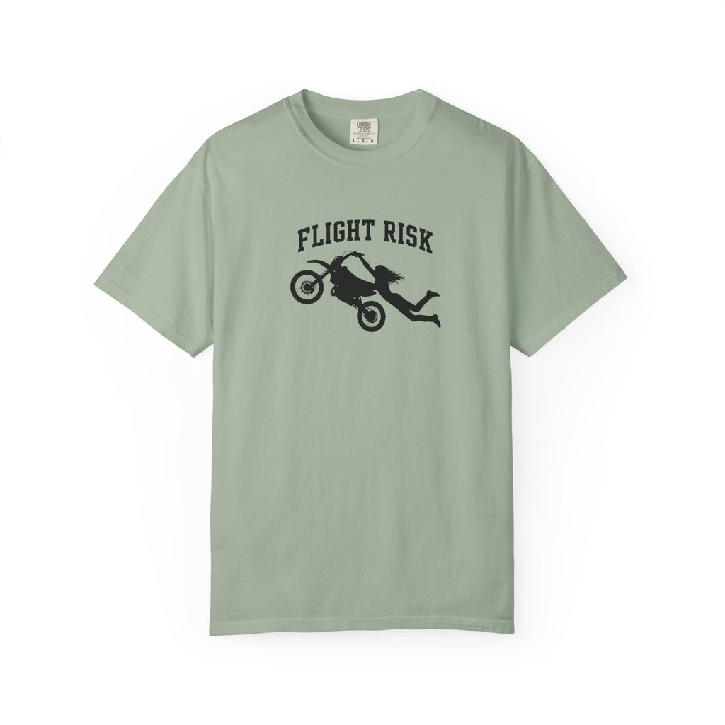 Flight Risk Motorcycle T-Shirt — Stunt Rider Graphic Tee