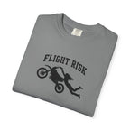 Flight Risk Motorcycle T-Shirt — Stunt Rider Graphic Tee