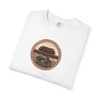 Vintage Camera & Pagoda T-Shirt — Retro Travel Photography Tee