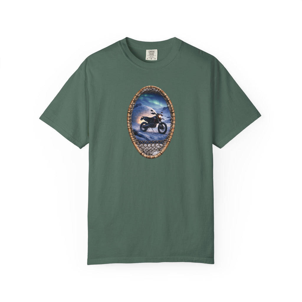 Copy of Motorcycle Night Ride T-Shirt — Framed Rider Graphic Tee