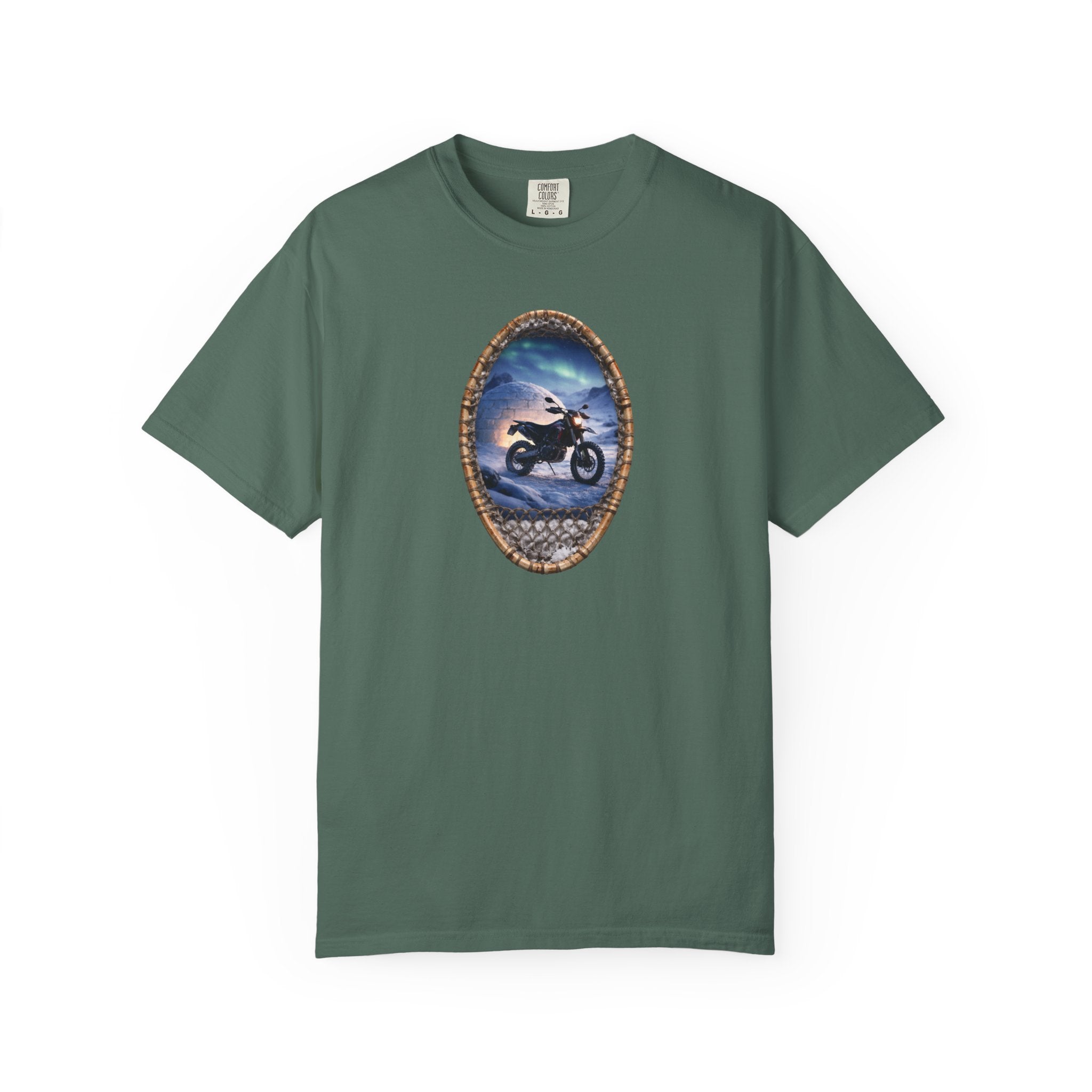 Copy of Motorcycle Night Ride T-Shirt — Framed Rider Graphic Tee
