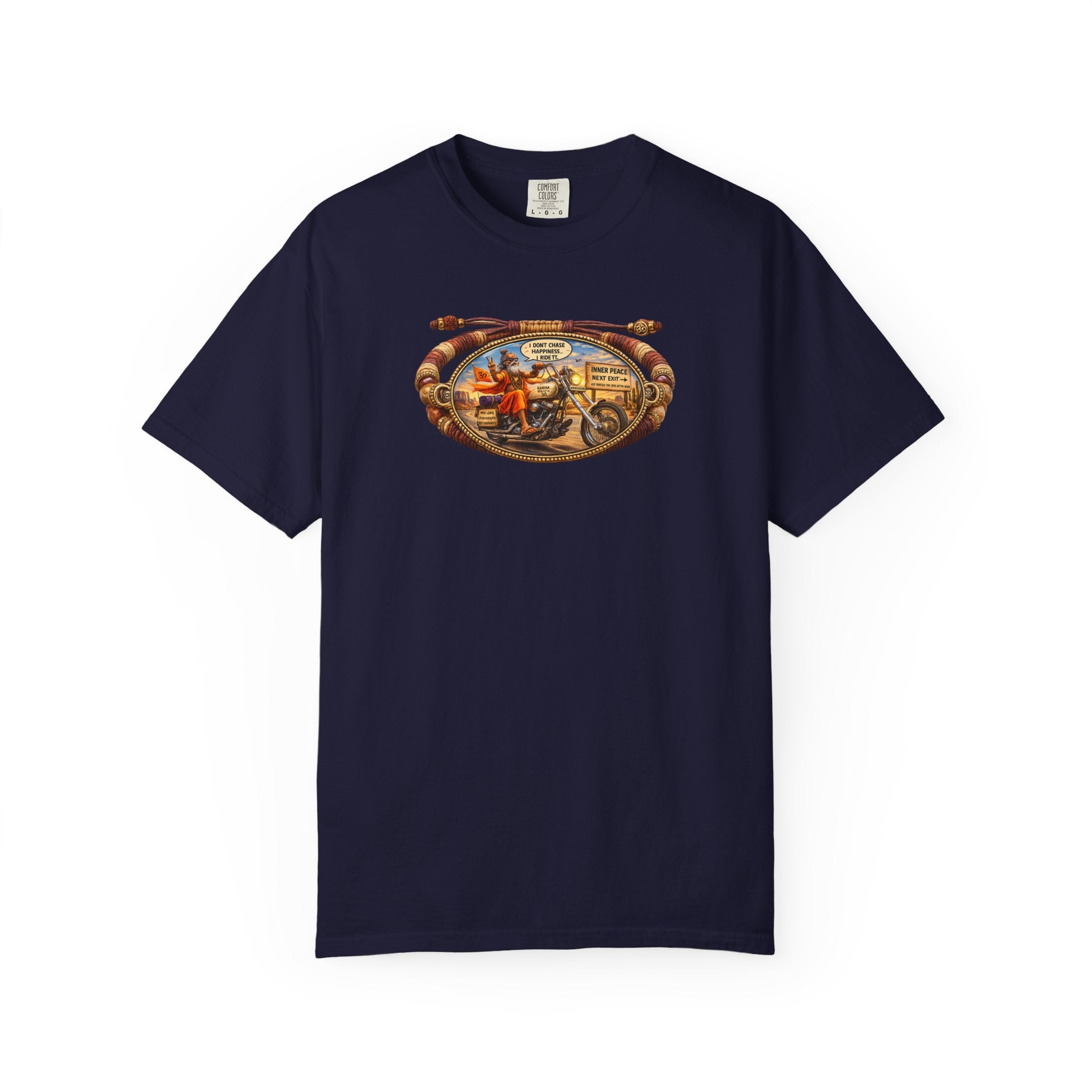Vintage British Motorcycle T-Shirt — Union Jack Cafe Racer Graphic