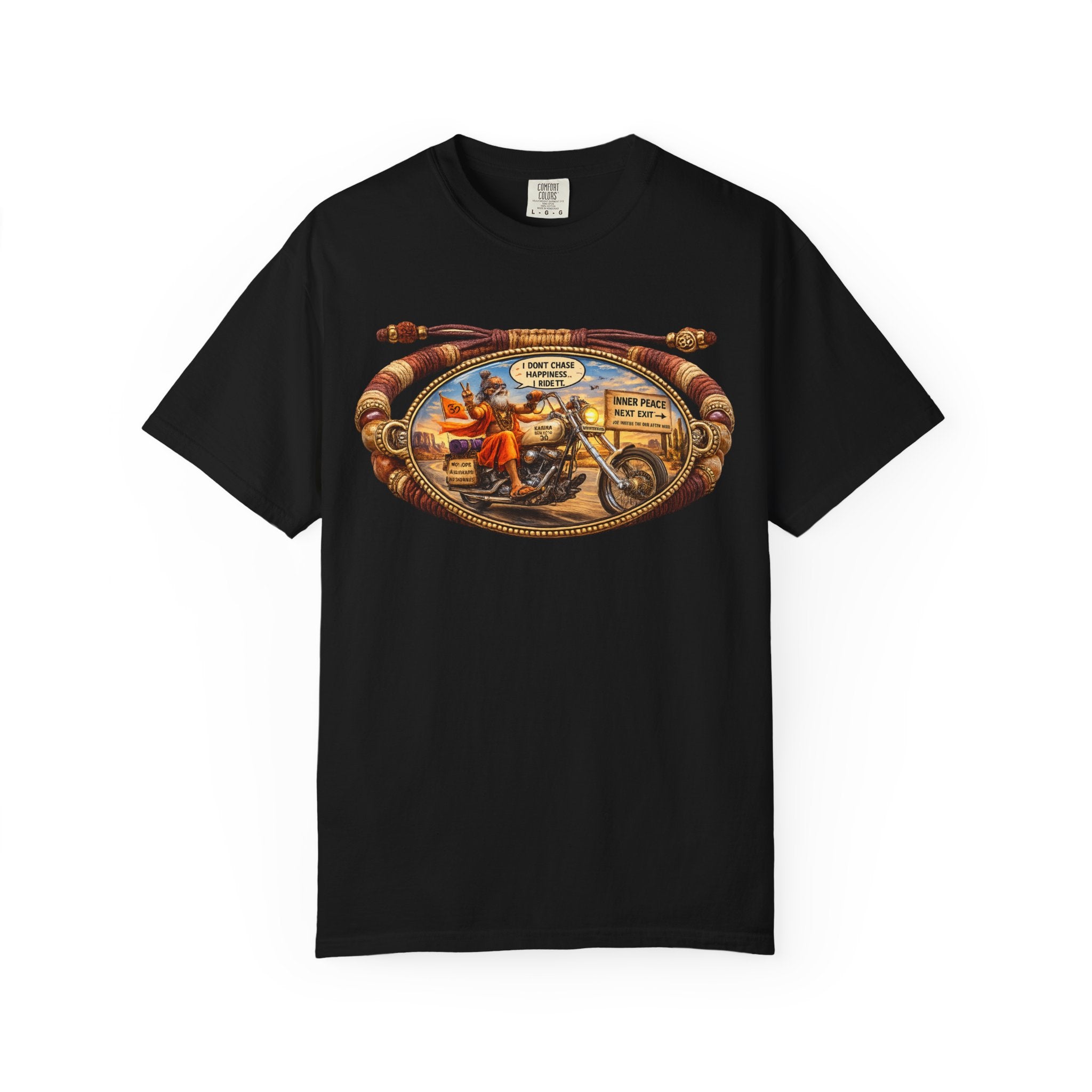 Vintage British Motorcycle T-Shirt — Union Jack Cafe Racer Graphic