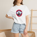 Arkansas Motorcycle Rider Graphic T-Shirt — State Flag Circle Design