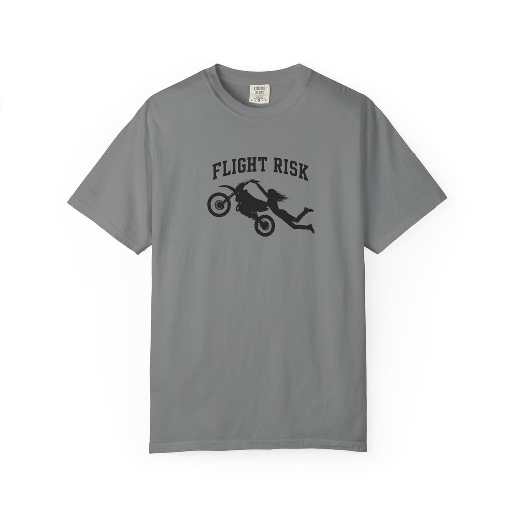 Flight Risk Motorcycle T-Shirt — Stunt Rider Graphic Tee