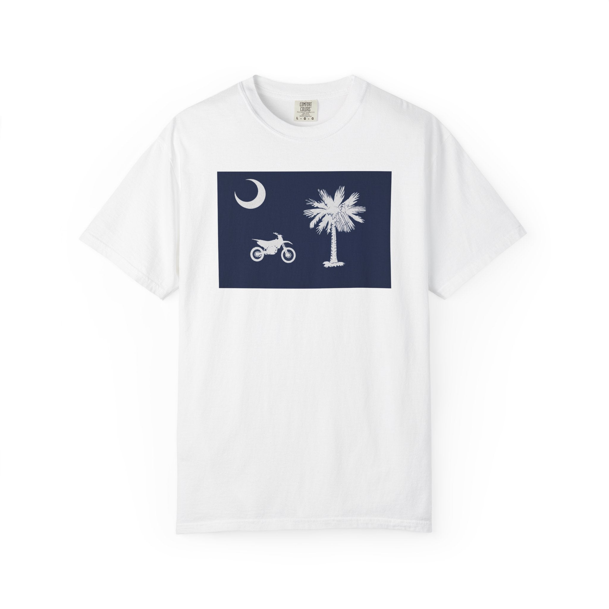 Motorcycle Palm Tree Night T-Shirt