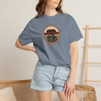 Vintage Camera & Pagoda T-Shirt — Retro Travel Photography Tee