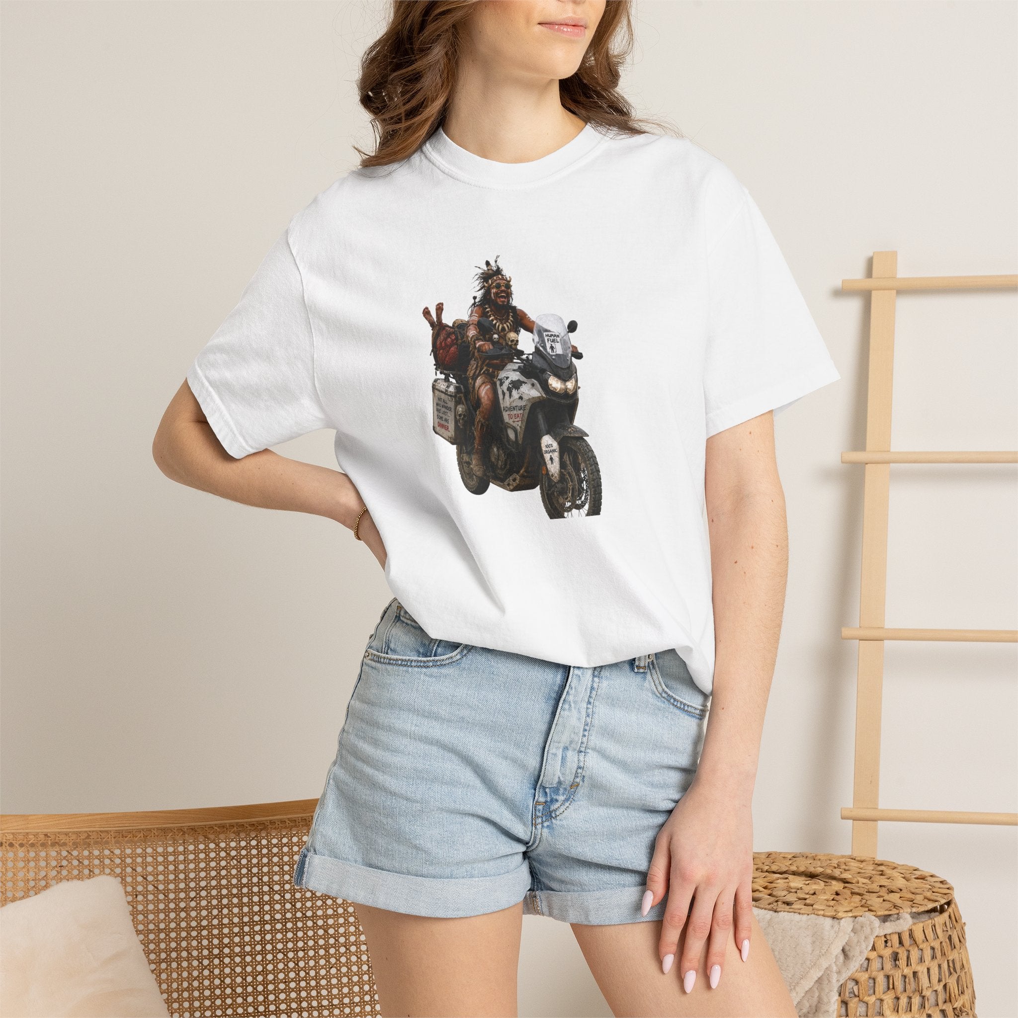 Biker Bear Peace Sign T-Shirt