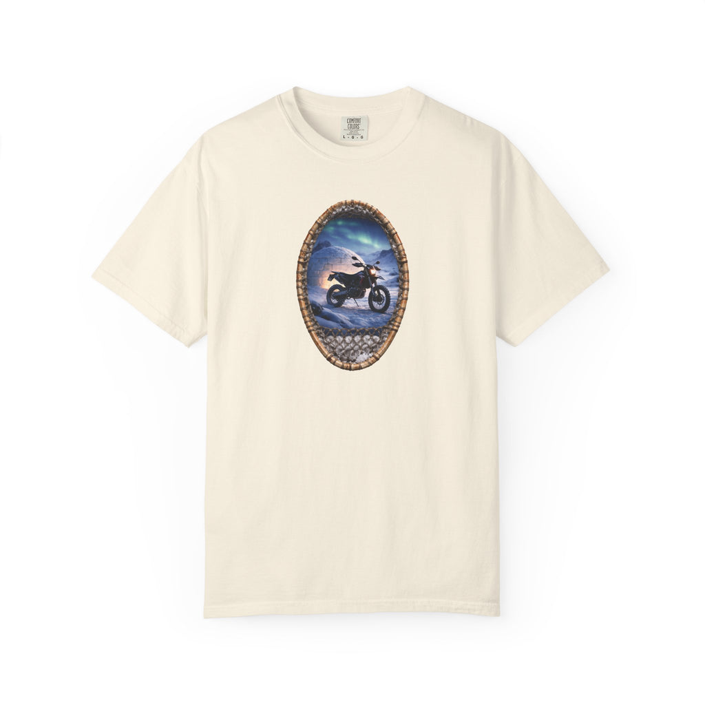 Copy of Motorcycle Night Ride T-Shirt — Framed Rider Graphic Tee