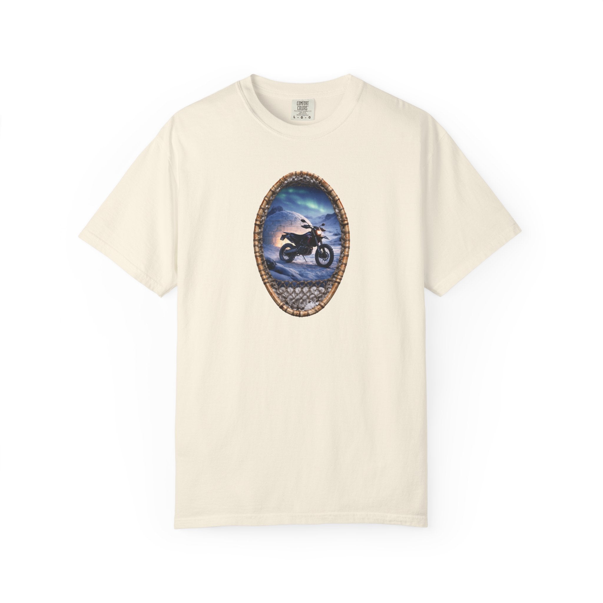 Copy of Motorcycle Night Ride T-Shirt — Framed Rider Graphic Tee