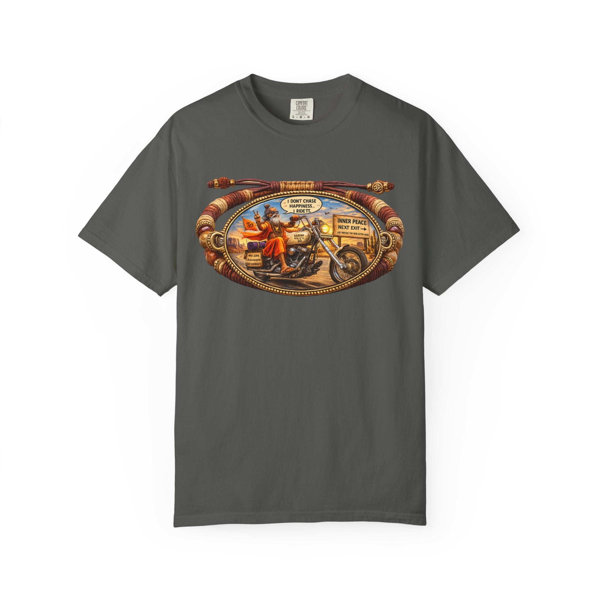 Vintage British Motorcycle T-Shirt — Union Jack Cafe Racer Graphic