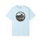 Classic Triumph Motorcycle T-Shirt — Vintage British Flag Ride Tee
