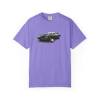 Classic Sports Car Tee — Vintage Jaguar with Guitar Graphic