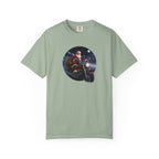 Santa on Motorcycle T-Shirt — Christmas Biker Holiday Tee