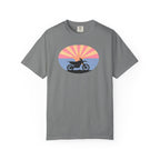 Copy of Sunset Motorcycle T-Shirt — Retro Bike Silhouette Tee