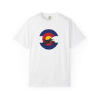 Motorcycle Sunset T-Shirt — Retro Colorado Circle Rider Tee