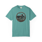 Classic Triumph Motorcycle T-Shirt — Vintage British Flag Ride Tee
