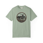 Classic Triumph Motorcycle T-Shirt — Vintage British Flag Ride Tee