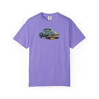 Vintage Pickup Truck & Guitar T-Shirt — Retro Americana Tee for Musicians & Classic Car Fans