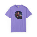 Santa on Motorcycle T-Shirt — Christmas Biker Holiday Tee