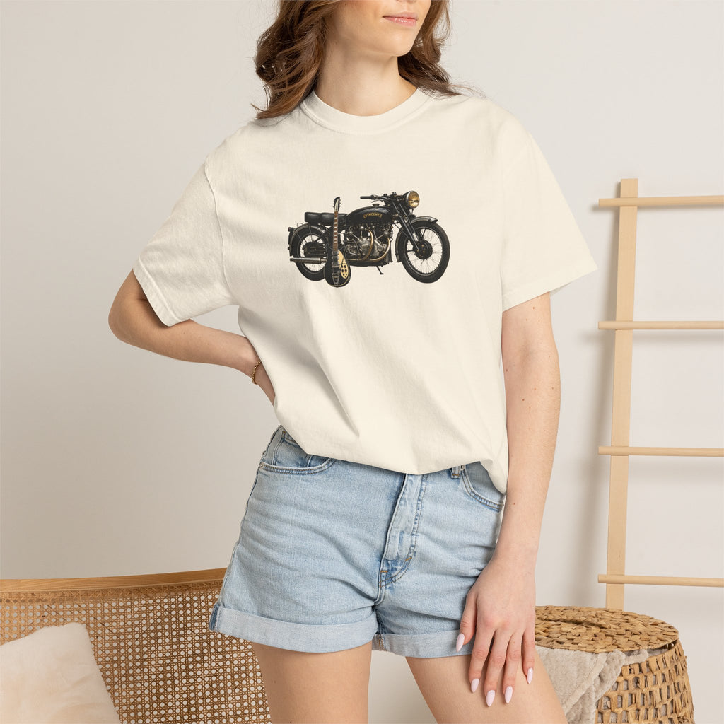 Vintage Motorcycle T-Shirt — Retro Classic Bike Graphic Tee